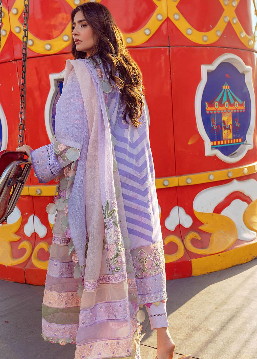 Lilibet By Asifa & Nabeel Embroidered Lawn Suits Unstitched 3 Piece AN22L (SL-06) Eliana - Spring / Summer Collection