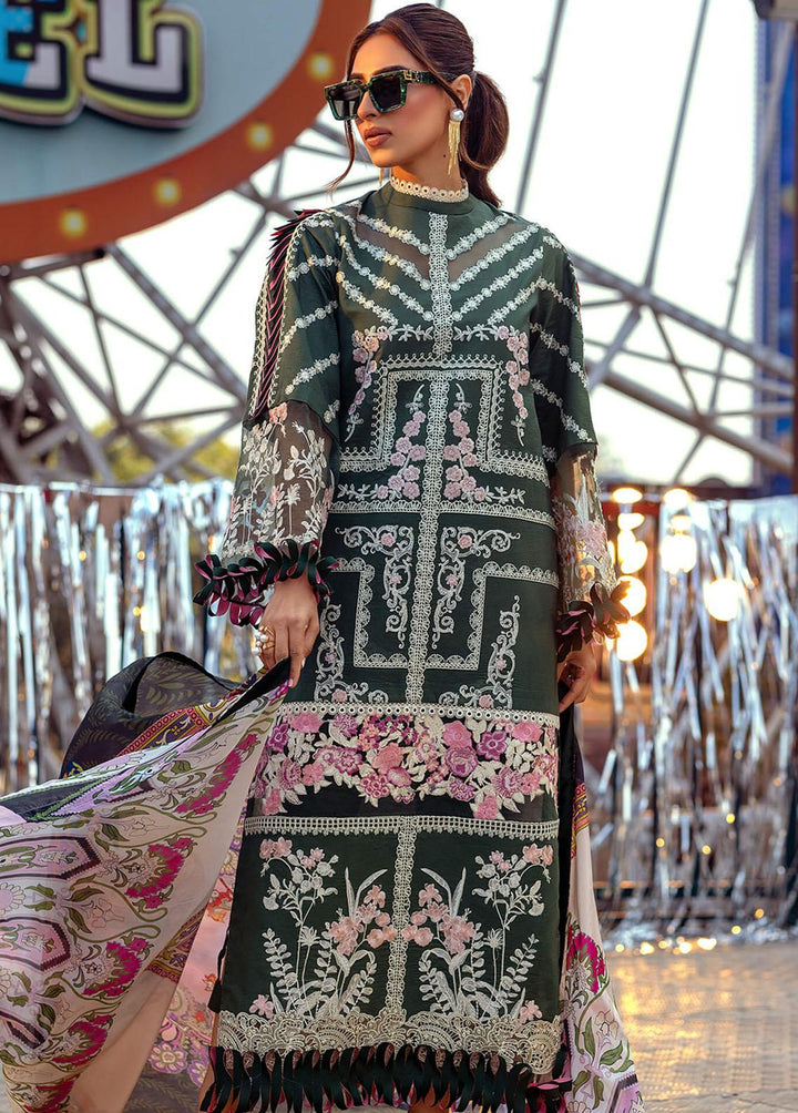 Lilibet By Asifa & Nabeel Embroidered Lawn Suits Unstitched 3 Piece AN22L (SL-08) Avery - Spring / Summer Collection