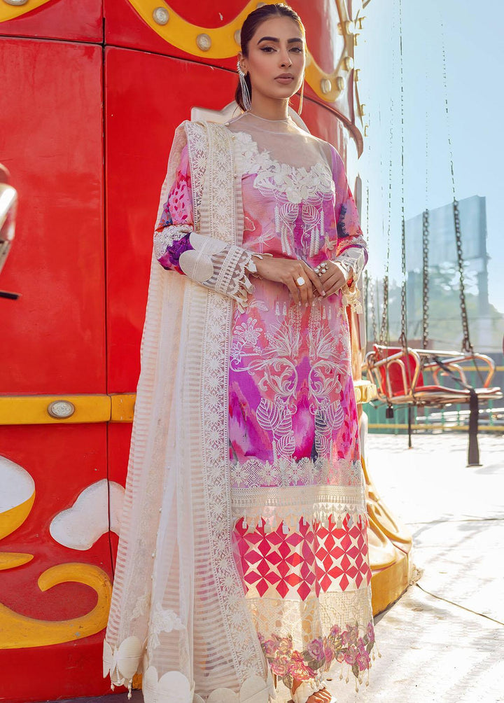Lilibet By Asifa & Nabeel Embroidered Lawn Suits Unstitched 3 Piece AN22L (SL-10) Senna - Spring / Summer Collection
