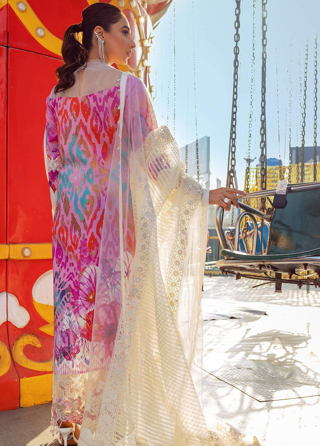 Lilibet By Asifa & Nabeel Embroidered Lawn Suits Unstitched 3 Piece AN22L (SL-10) Senna - Spring / Summer Collection