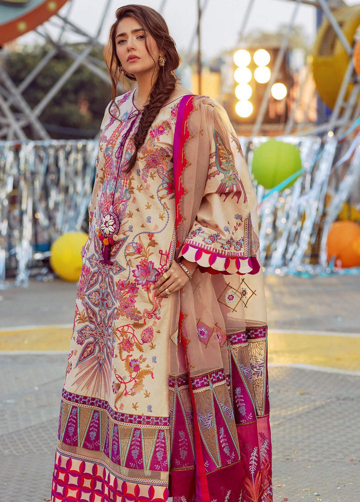 Lilibet By Asifa & Nabeel Embroidered Lawn Suits Unstitched 3 Piece AN22L (SL-11) Vivian - Spring / Summer Collection