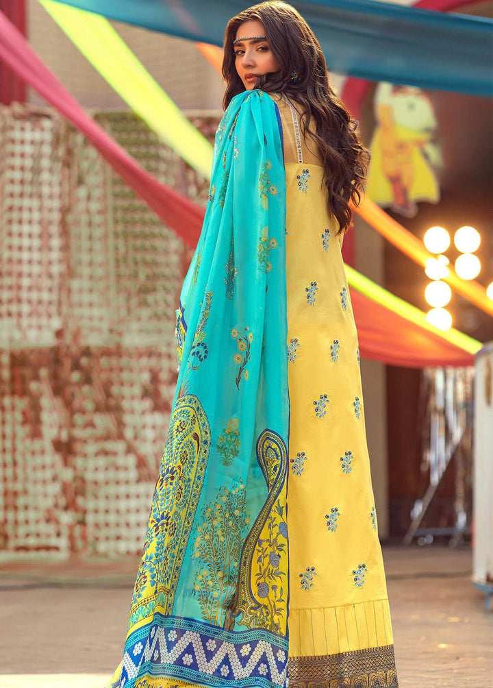 Lilibet By Asifa & Nabeel Embroidered Lawn Suits Unstitched 3 Piece AN22L (SL-12) Lina - Spring / Summer Collection