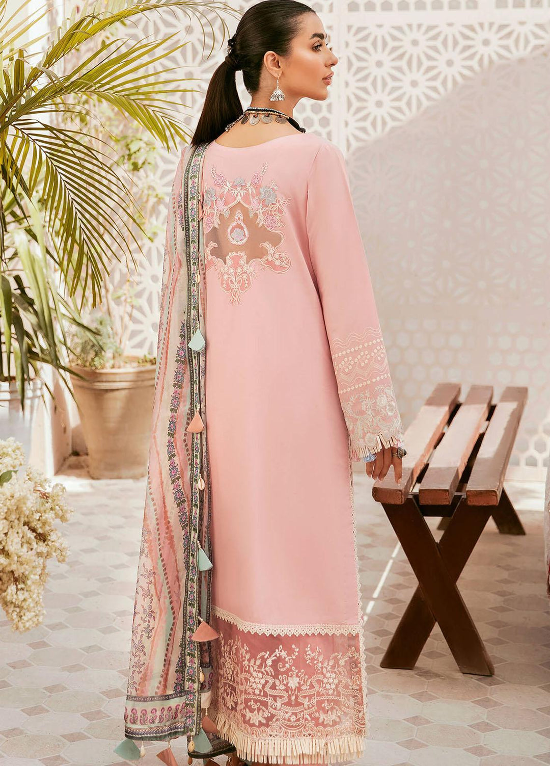 Qaus-e-Quzah By Asifa & Nabeel Embroidered Lawn Suits Unstitched 3 Piece AN22QQ SS 06 Sayonee - Spring/Summer Collection