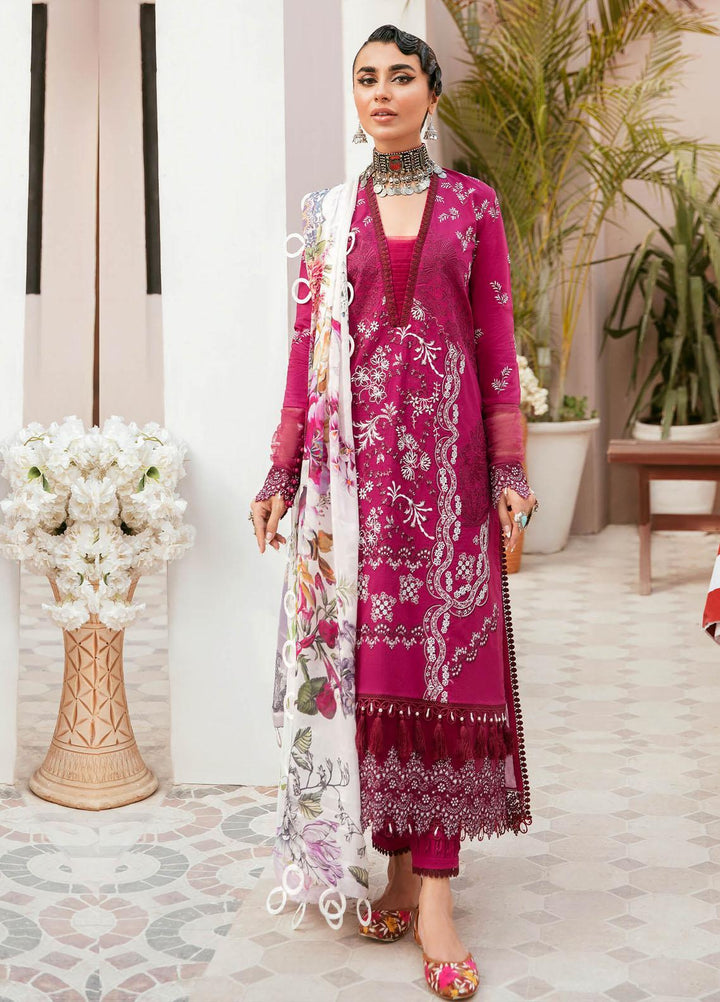 Qaus-e-Quzah By Asifa & Nabeel Embroidered Lawn Suits Unstitched 3 Piece AN22QQ SS 08 Samaa - Spring/Summer Collection