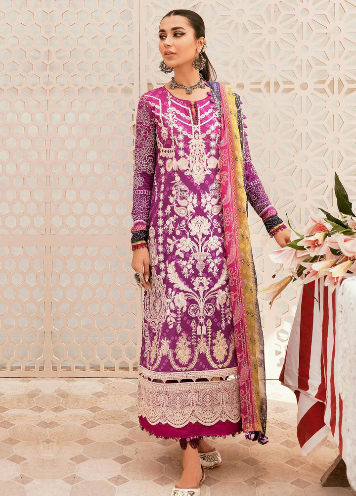Qaus-e-Quzah By Asifa & Nabeel Embroidered Lawn Suits Unstitched 3 Piece AN22QQ SS 09 Kashish - Spring/Summer Collection
