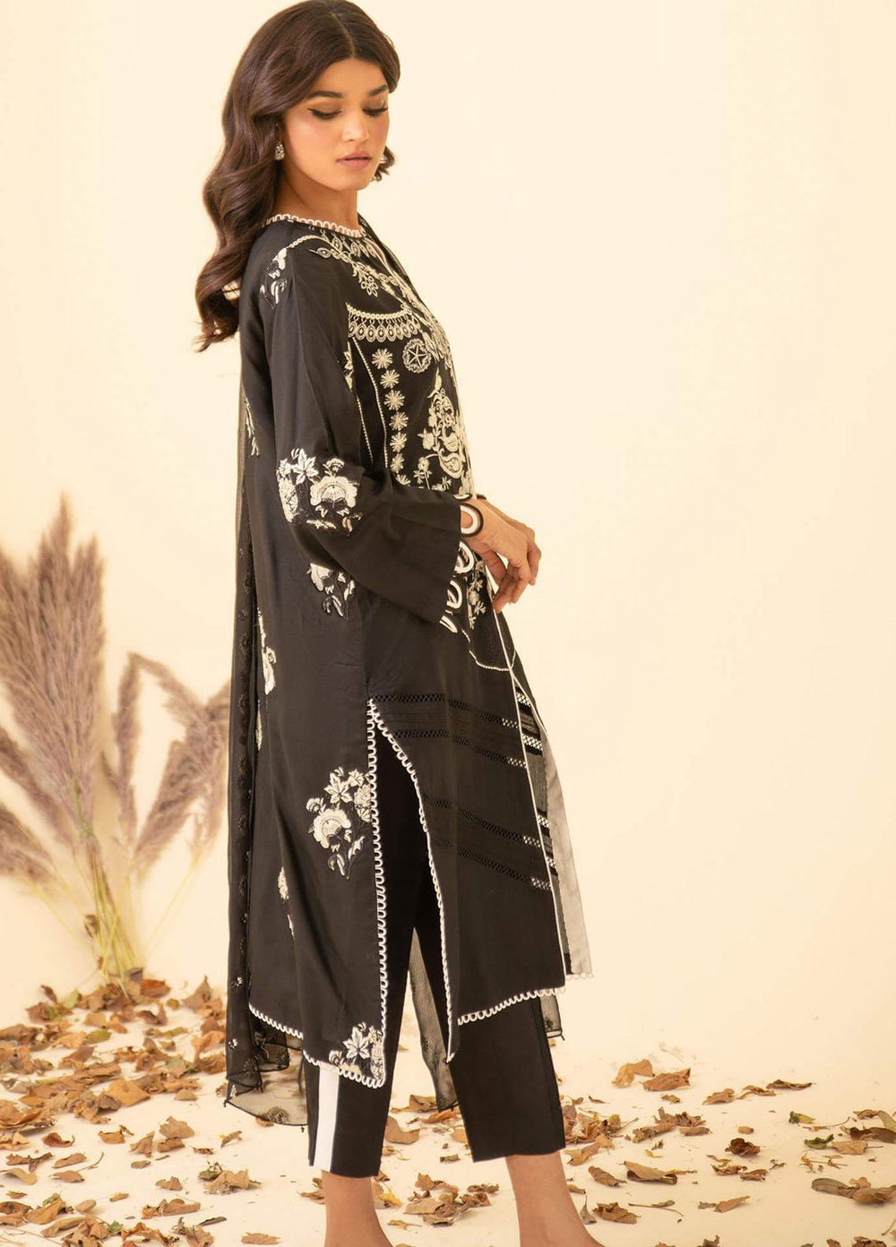 Asifa & Nabeel Casual Pret  Viscose 3 Piece Dress AN22RS IM 22 EM- 010