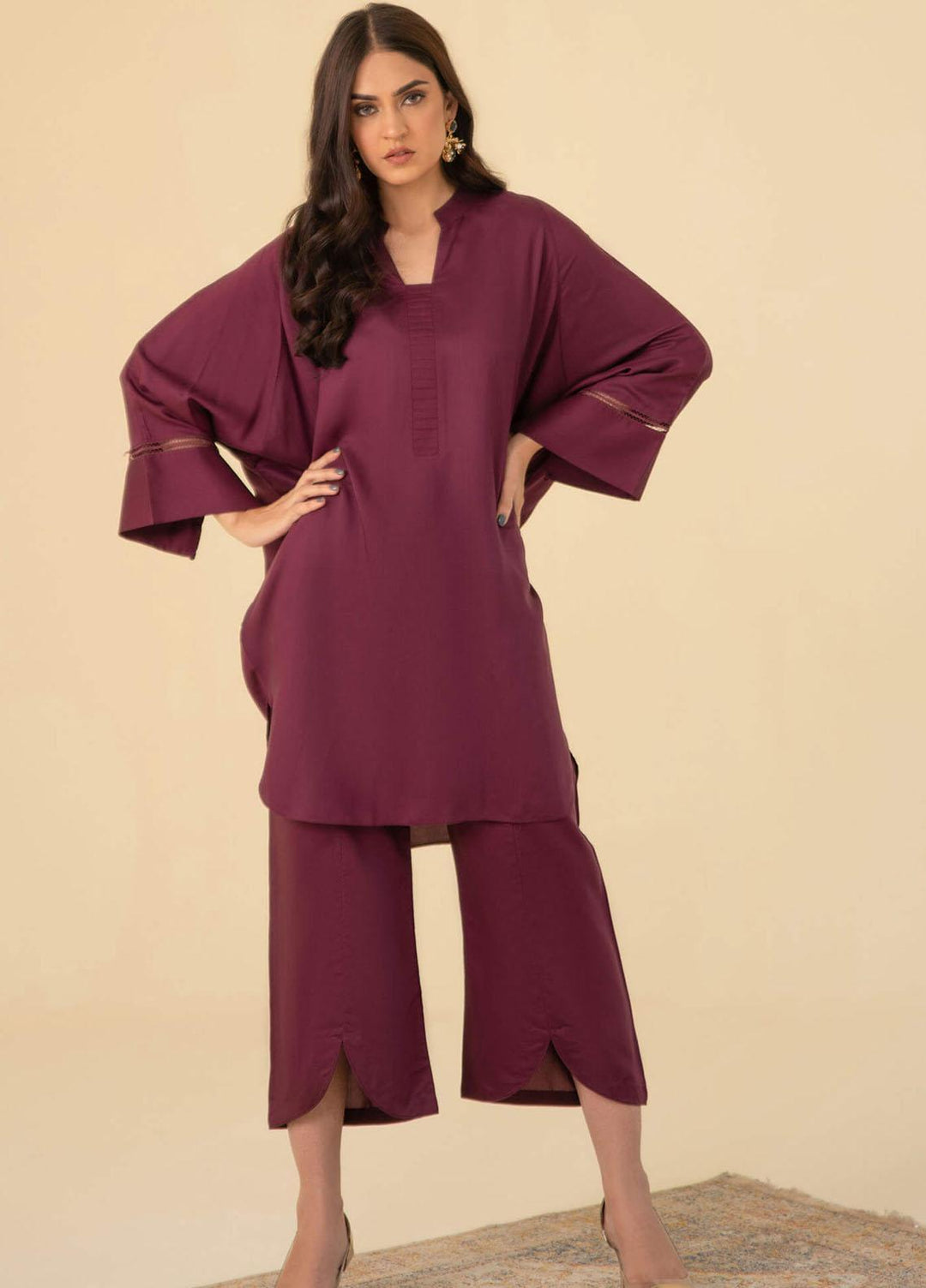 Asifa & Nabeel Casual Pret  Viscose 2 Piece Dress AN22RS IM 22 SP- 07