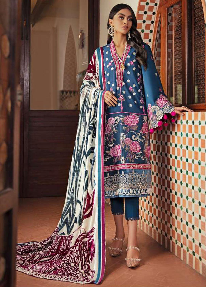 Asifa & Nabeel Embroidered Viscose Suits Unstitched 3 Piece AN21W WC-02 - Winter Collection