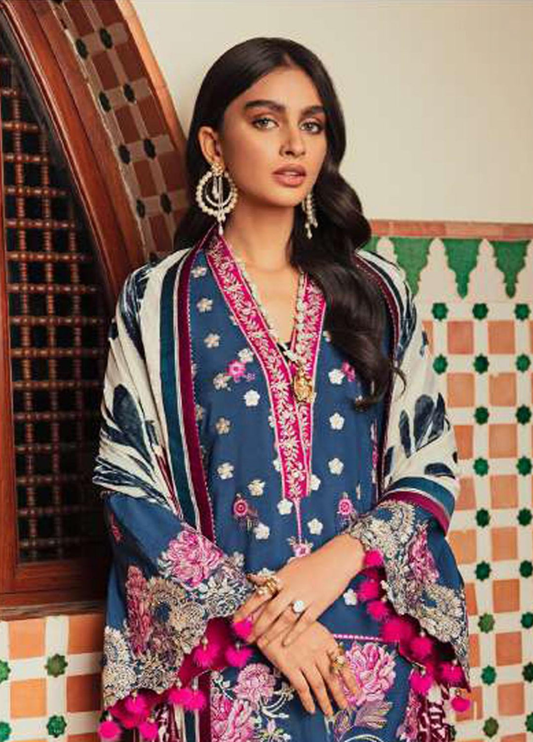 Asifa & Nabeel Embroidered Viscose Suits Unstitched 3 Piece AN21W WC-02 - Winter Collection