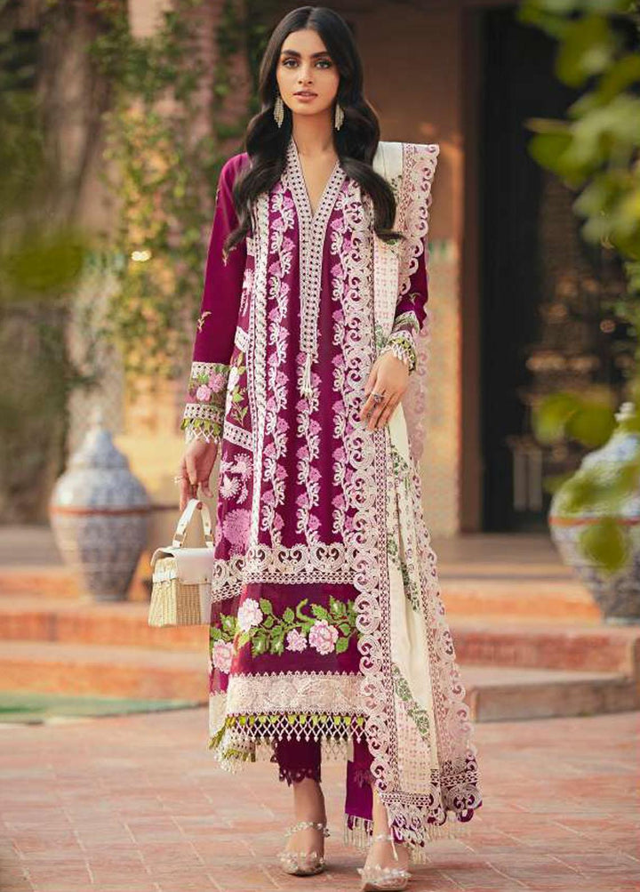 Asifa & Nabeel Embroidered Viscose Suits Unstitched 3 Piece AN21W WC-04 - Winter Collection