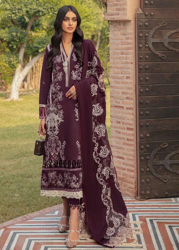 Asifa & Nabeel Embroidered Viscose Suits Unstitched 3 Piece AN21W WC-06 - Winter Collection