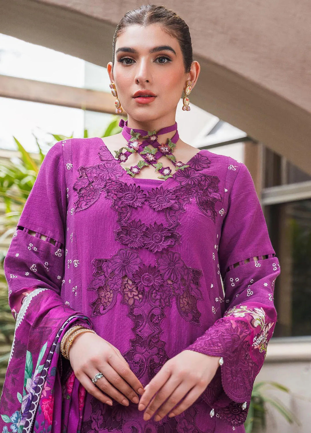 Asifa and Nabeel Embroidered Khaddar Suits Unstitched 3 Piece AN24W2 Bloom WL-09 - Winter Collection