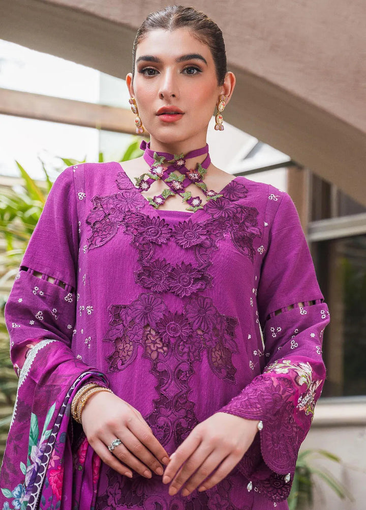 Asifa and Nabeel Embroidered Khaddar Suits Unstitched 3 Piece AN24W2 Bloom WL-09 - Winter Collection