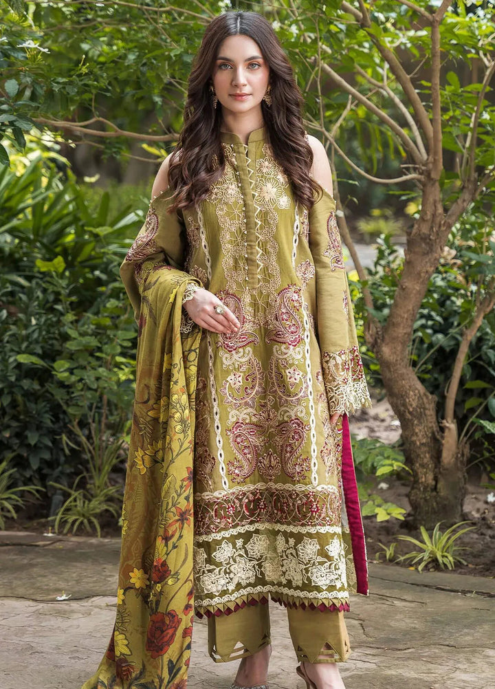 Asifa and Nabeel Embroidered Khaddar Suits Unstitched 3 Piece AN24W2 Noa WL-04 - Winter Collection