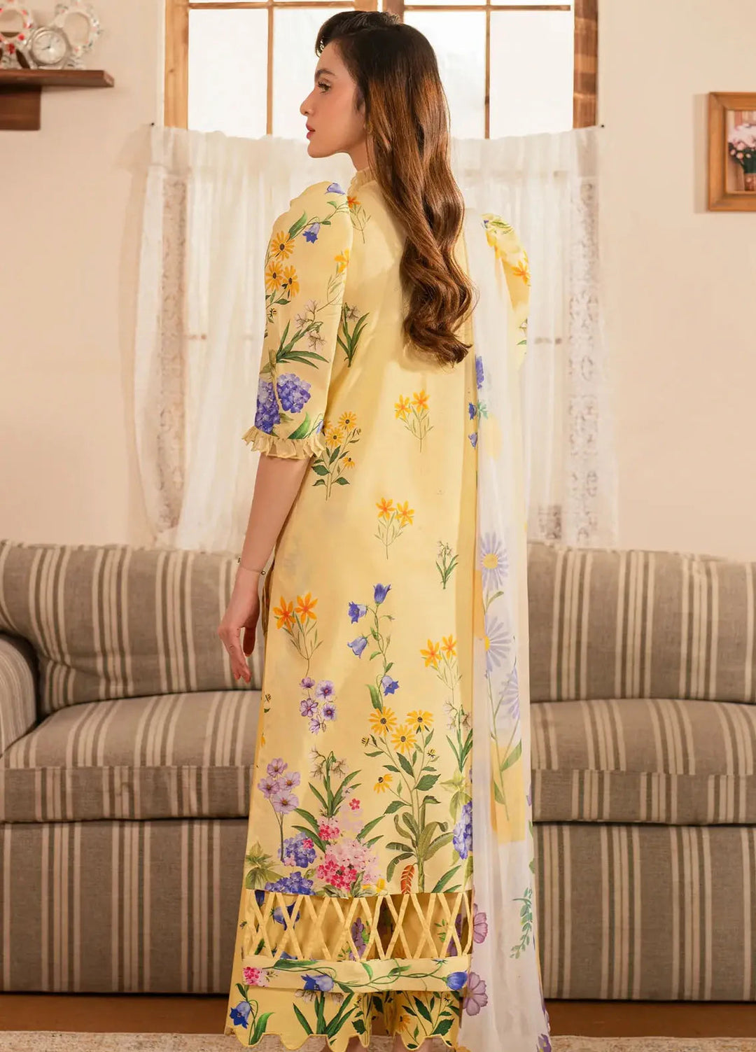 Asifa and Nabeel Embroidered Lawn Suits Unstitched 3 Piece AN25MV MSLV25-03 Sehar - Summer Collection