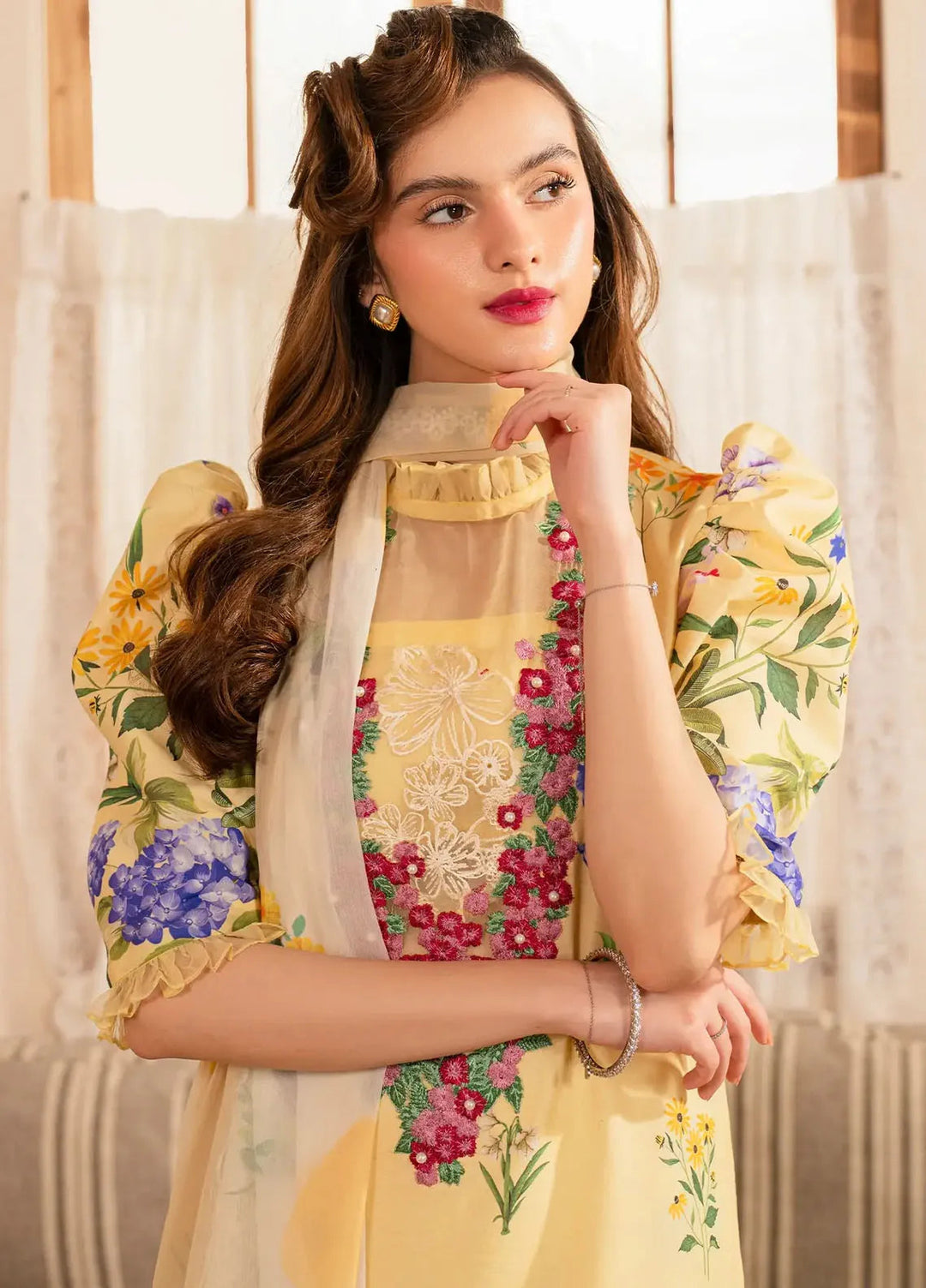 Asifa and Nabeel Embroidered Lawn Suits Unstitched 3 Piece AN25MV MSLV25-03 Sehar - Summer Collection
