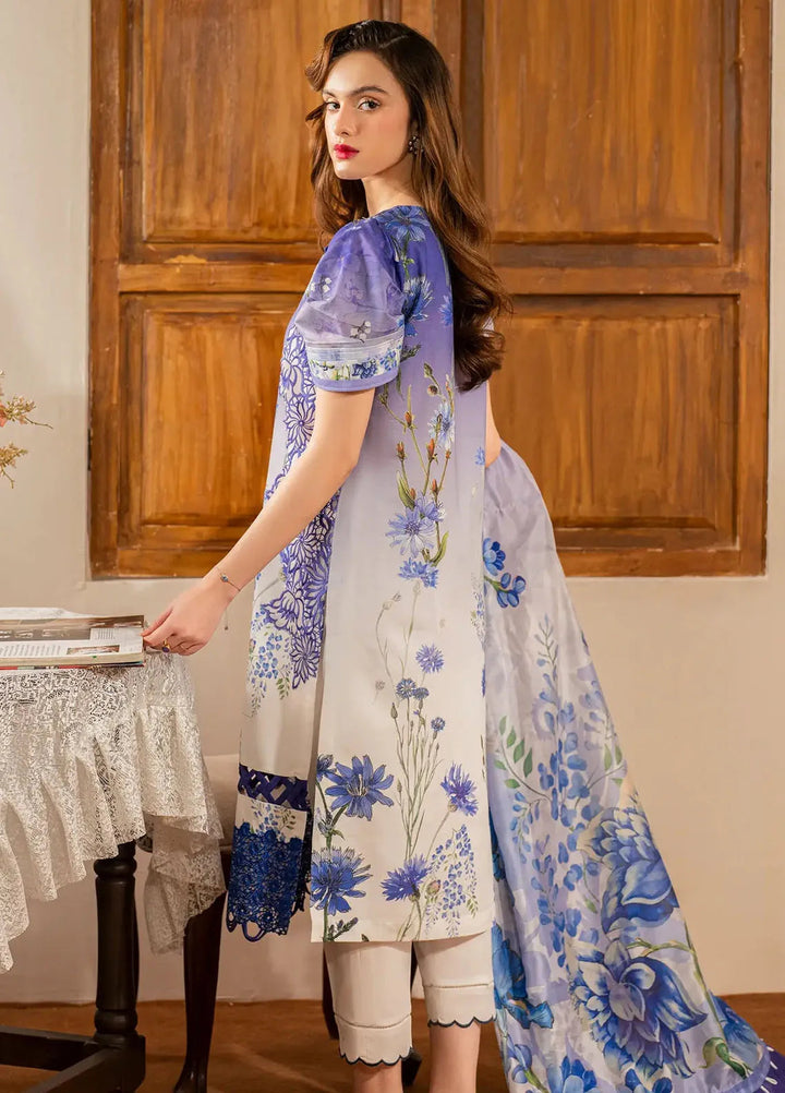 Asifa and Nabeel Embroidered Lawn Suits Unstitched 3 Piece AN25MV MSLV25-06 Jaamun - Summer Collection