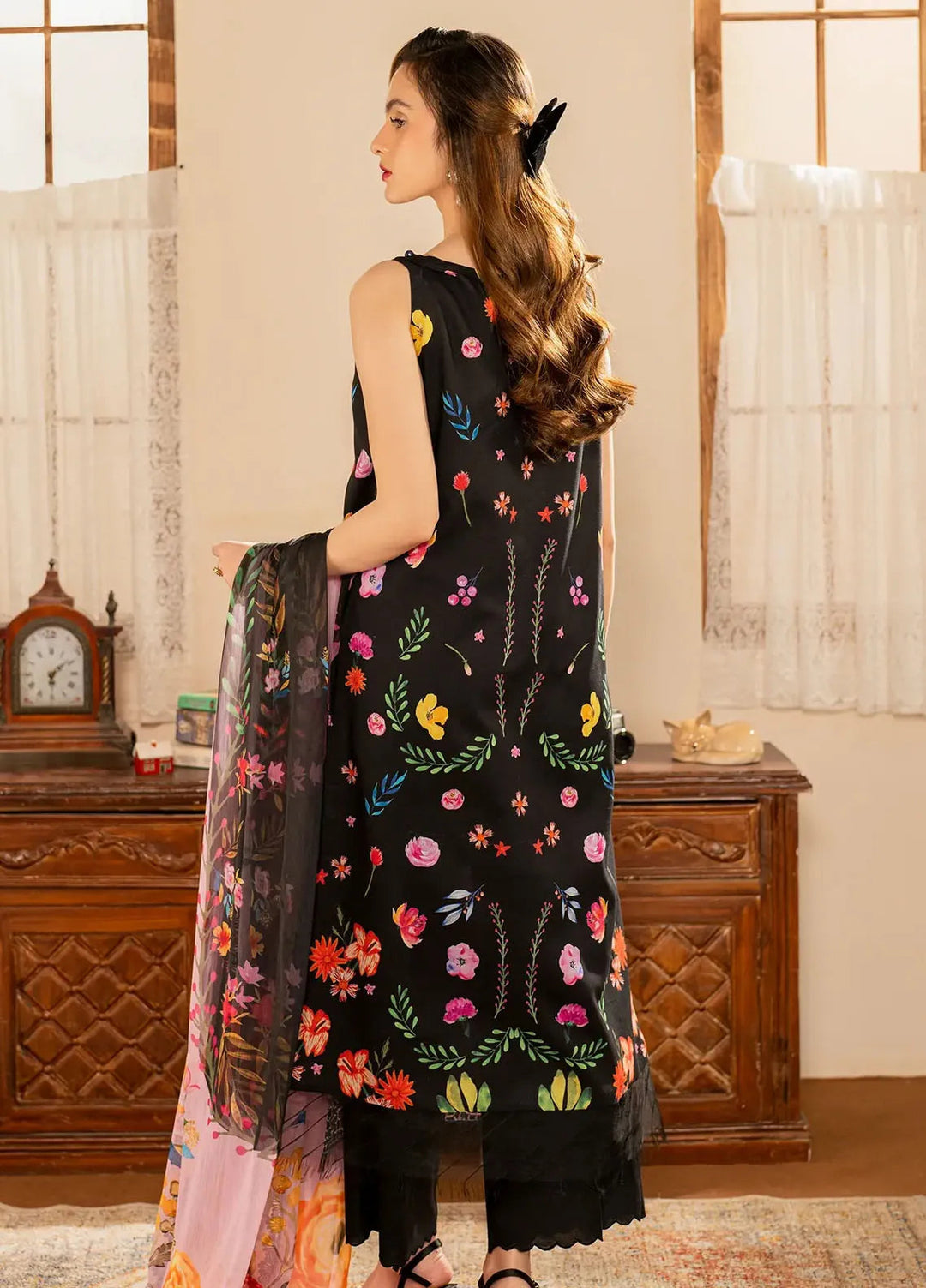 Asifa and Nabeel Embroidered Lawn Suits Unstitched 3 Piece AN25MV MSLV25-08 Morbagh - Summer Collection