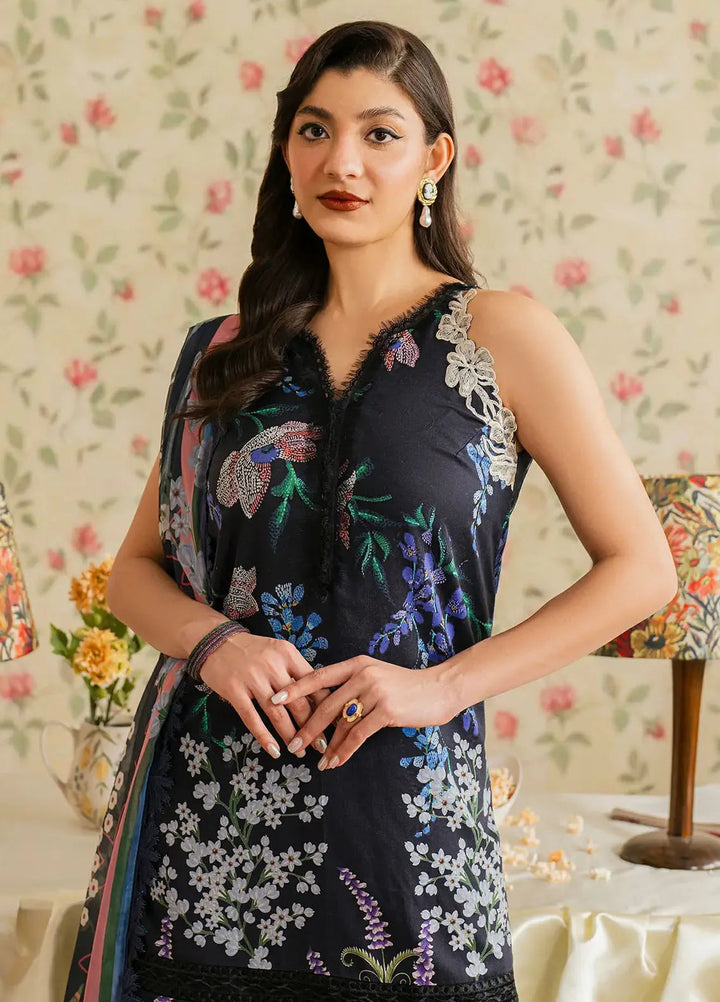 Asifa and Nabeel Embroidered Lawn Suits Unstitched 3 Piece AN25MV MSLV25-10 Mehtab - Summer Collection