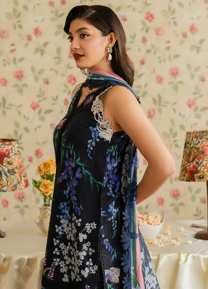 Asifa and Nabeel Embroidered Lawn Suits Unstitched 3 Piece AN25MV MSLV25-10 Mehtab - Summer Collection