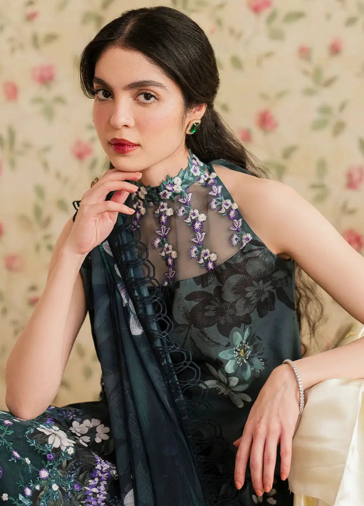 Asifa and Nabeel Embroidered Lawn Suits Unstitched 3 Piece AN25MV MSLV25-12 Chandi Raatain - Summer Collection