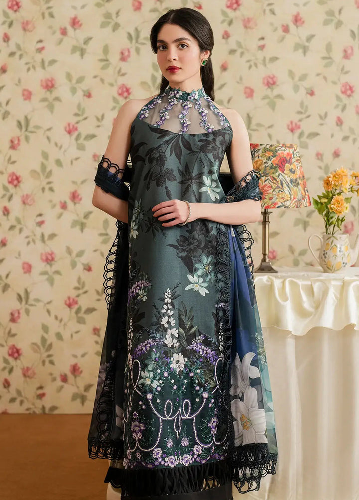 Asifa and Nabeel Embroidered Lawn Suits Unstitched 3 Piece AN25MV MSLV25-12 Chandi Raatain - Summer Collection