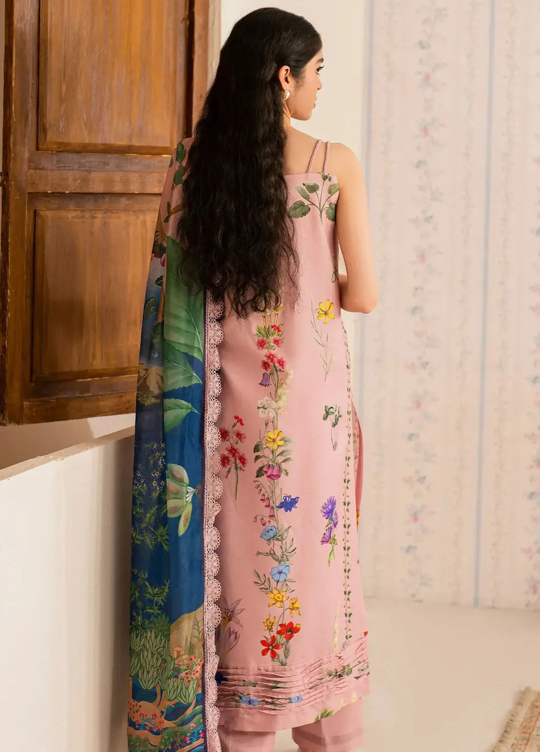 Asifa and Nabeel Embroidered Lawn Suits Unstitched 3 Piece AN25MV MSLV25-14 Noor - Summer Collection