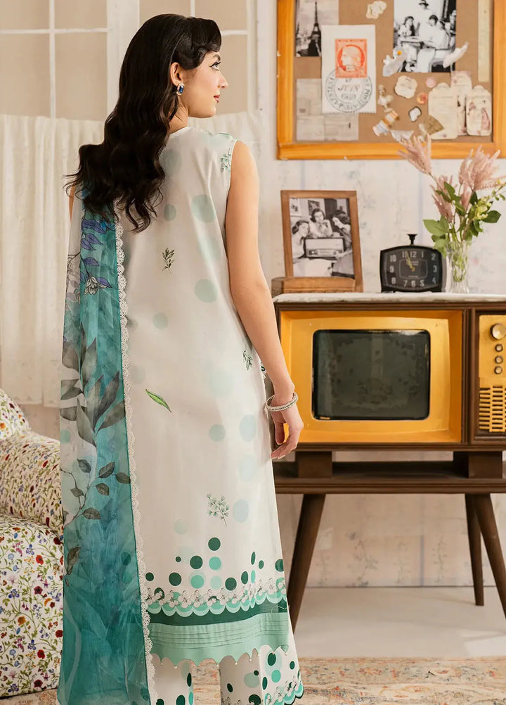 Asifa and Nabeel Embroidered Lawn Suits Unstitched 3 Piece AN25MV MSLV25-15 Nazneen - Summer Collection