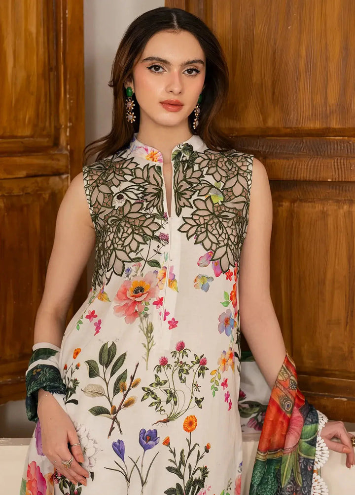 Asifa and Nabeel Embroidered Lawn Suits Unstitched 3 Piece AN25MV MSLV25-16 Mahgul - Summer Collection
