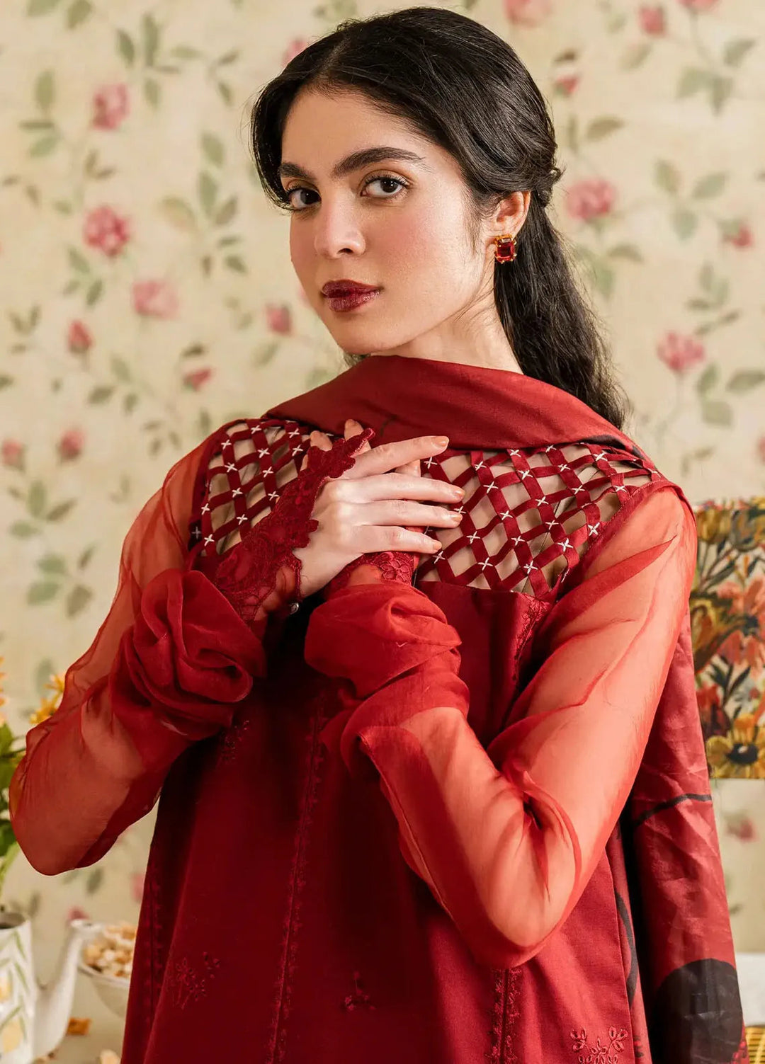 Asifa and Nabeel Embroidered Lawn Suits Unstitched 3 Piece AN25MV MSLV25-20 Gulaal - Summer Collection