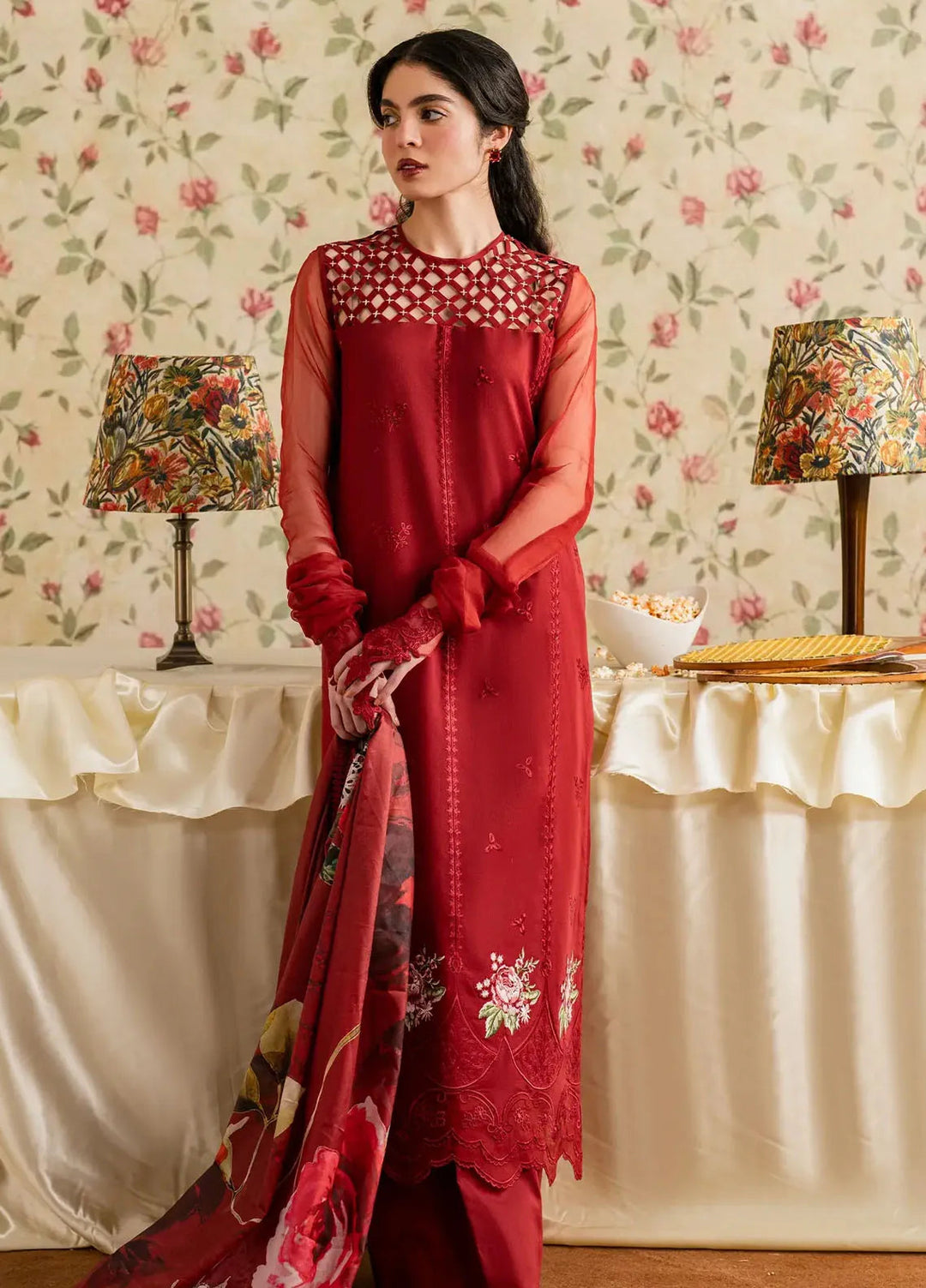 Asifa and Nabeel Embroidered Lawn Suits Unstitched 3 Piece AN25MV MSLV25-20 Gulaal - Summer Collection