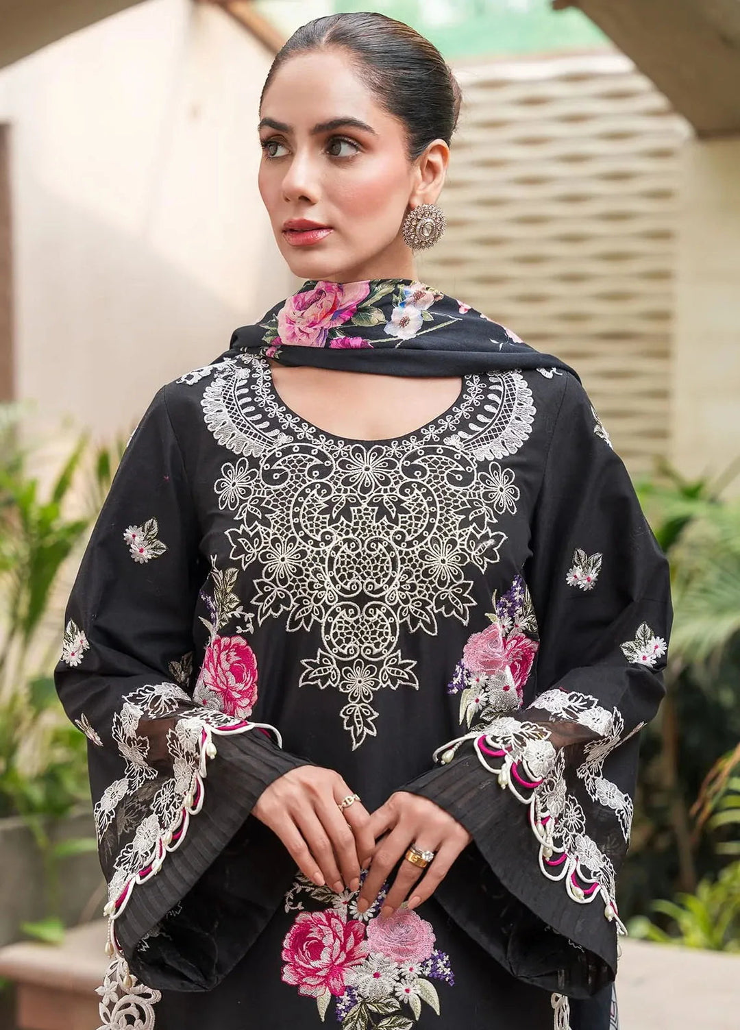 Asifa and Nabeel Embroidered Viscose Suits Unstitched 3 Piece AN24W2 Fleur WL-10 - Winter Collection