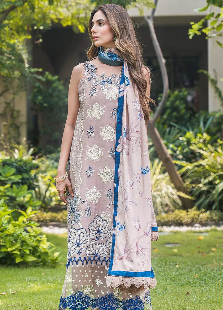 Asifa and Nabeel Embroidered Viscose Suits Unstitched 3 Piece AN24W2 Raw WL-03 - Winter Collection