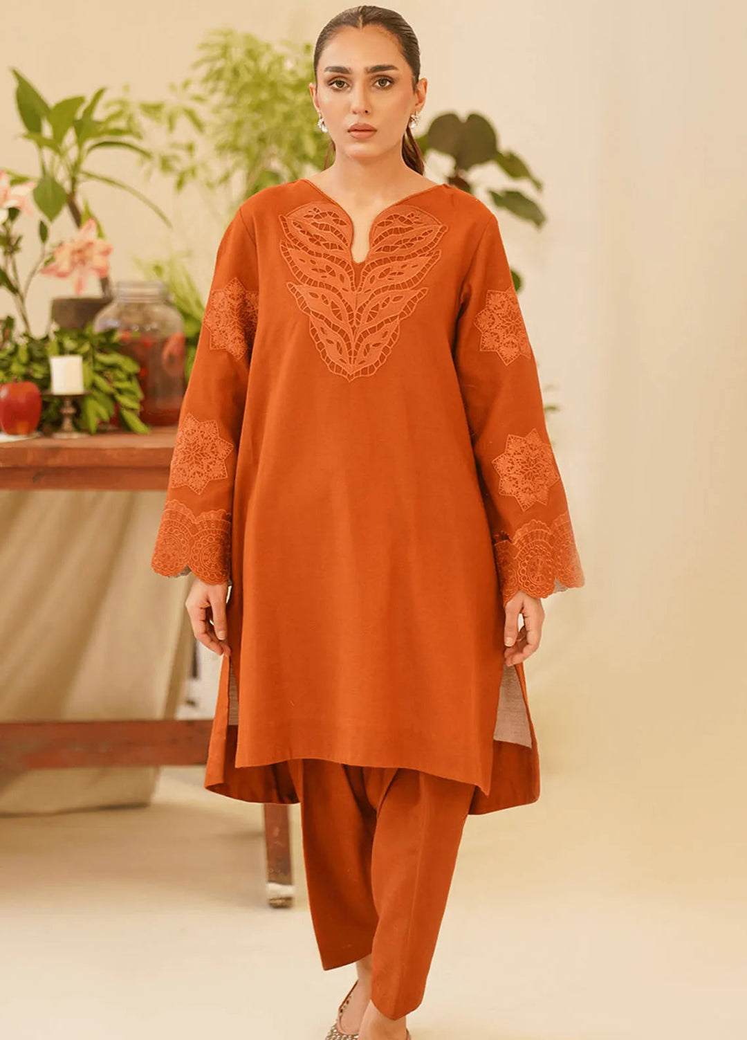 Asifa & Nabeel Pret Embroidered 2 Piece Suit KHDR002
