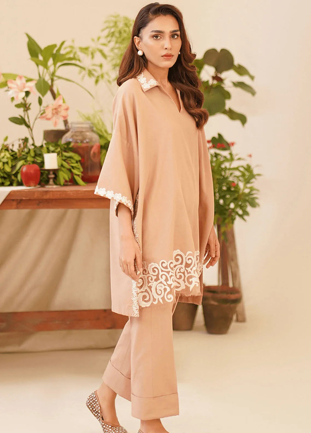 Asifa & Nabeel Pret Embroidered 2 Piece Suit KHDR006