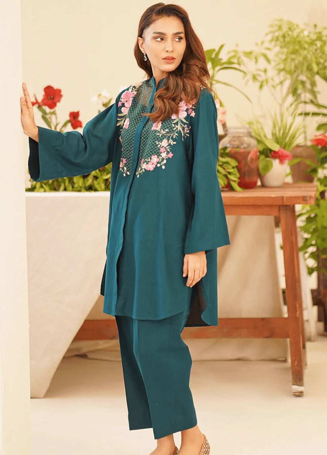 Asifa & Nabeel Pret Embroidered 2 Piece Suit KHDR007