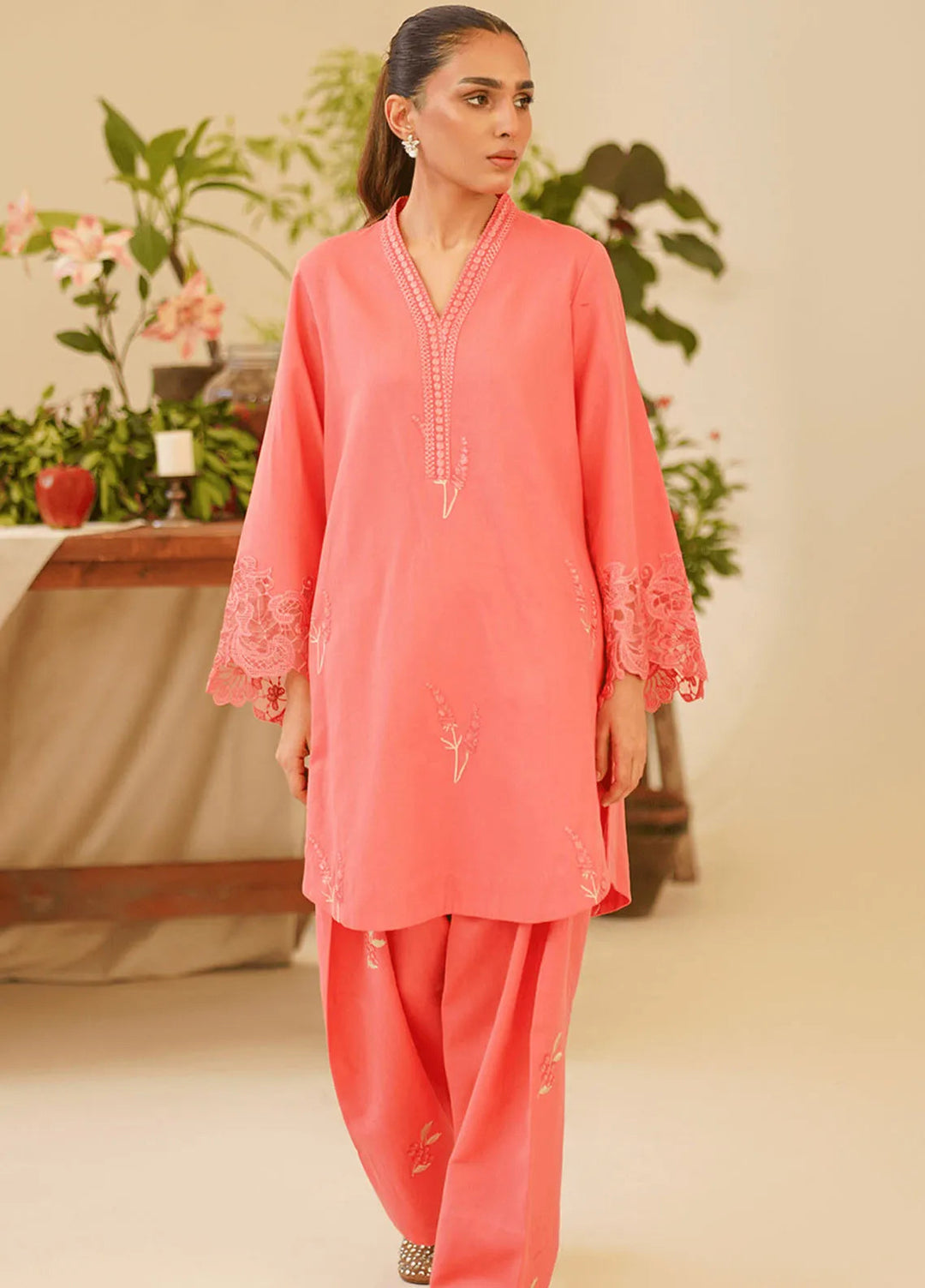 Asifa & Nabeel Pret Embroidered 2 Piece Suit KHDR008