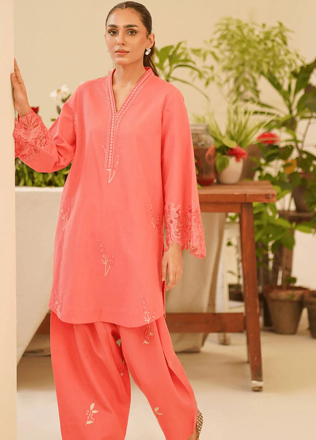 Asifa & Nabeel Pret Embroidered 2 Piece Suit KHDR008