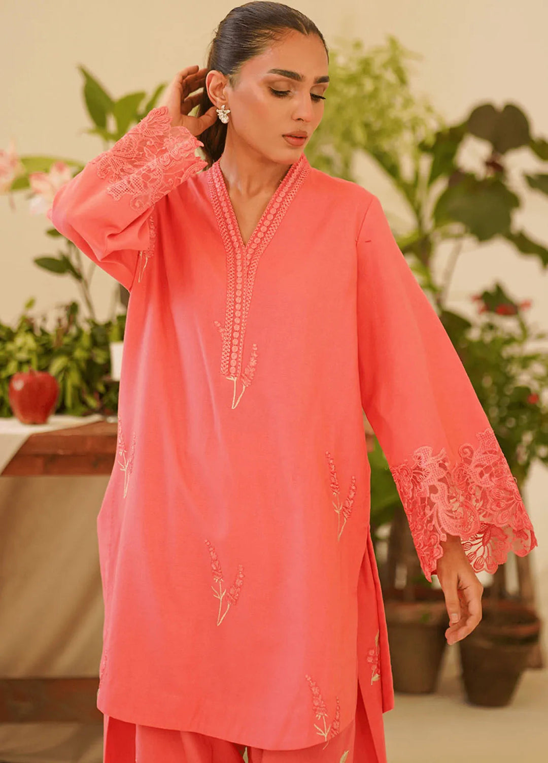 Asifa & Nabeel Pret Embroidered 2 Piece Suit KHDR008