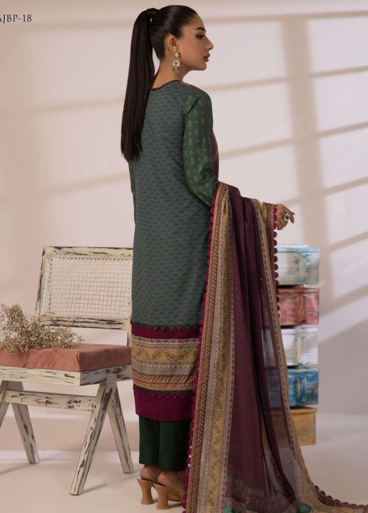 Asim Jofa Printed Cambric Suits Unstitched 2 Piece AJ23BP AJBP-18 - Summer Collection