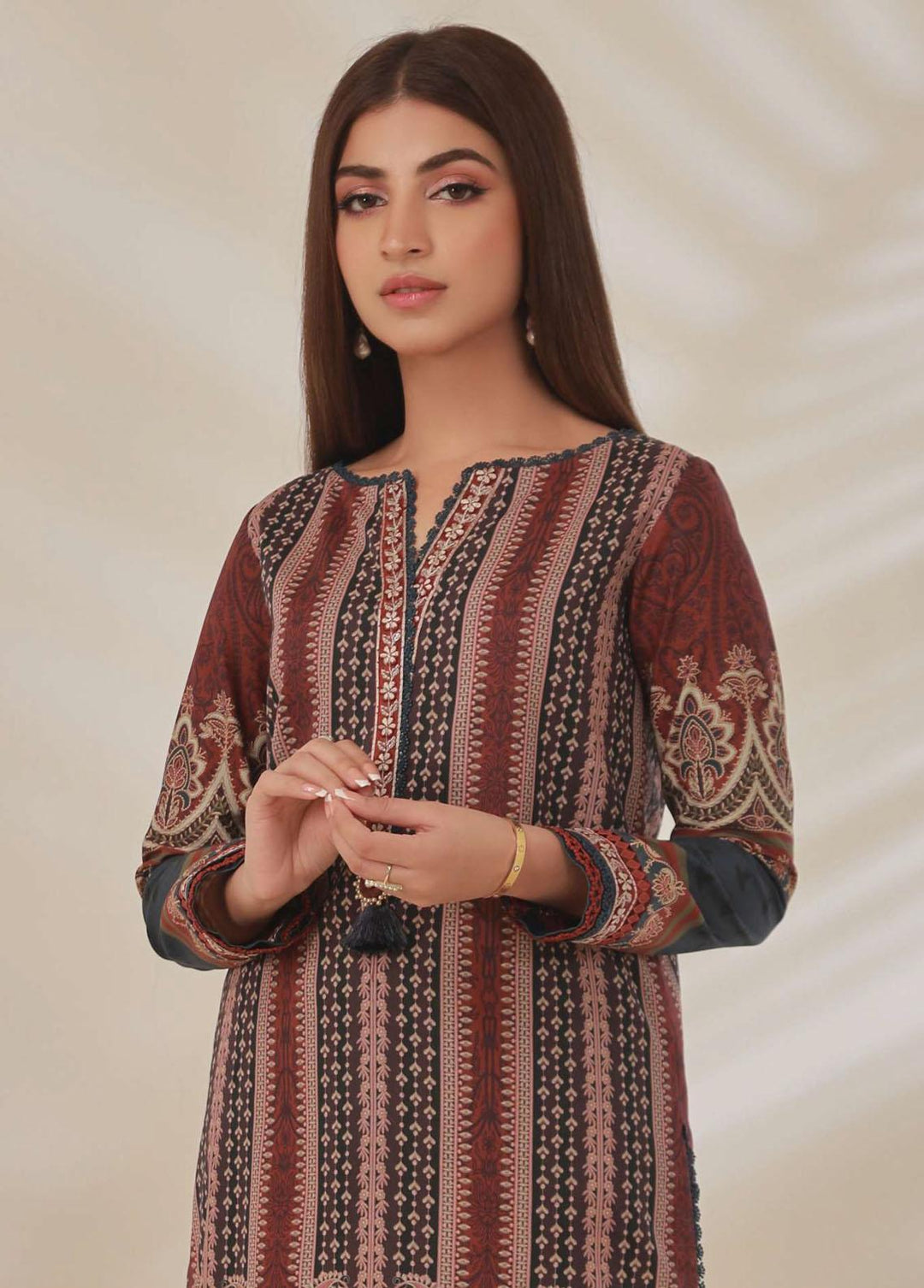 Asim Jofa Embroidered Cambric Suits Unstitched 2 Piece AJ23BP AJBP-25 - Summer Collection