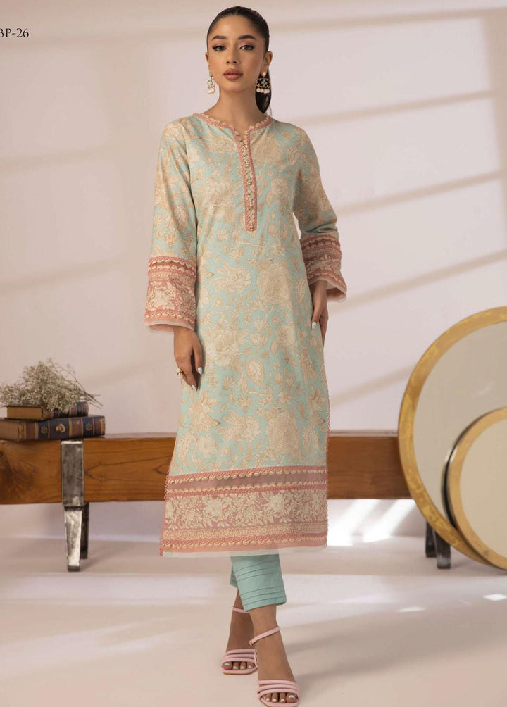 Asim Jofa Printed Cambric  Unstitched Kurti AJ23BP AJBP-26 - Summer Collection