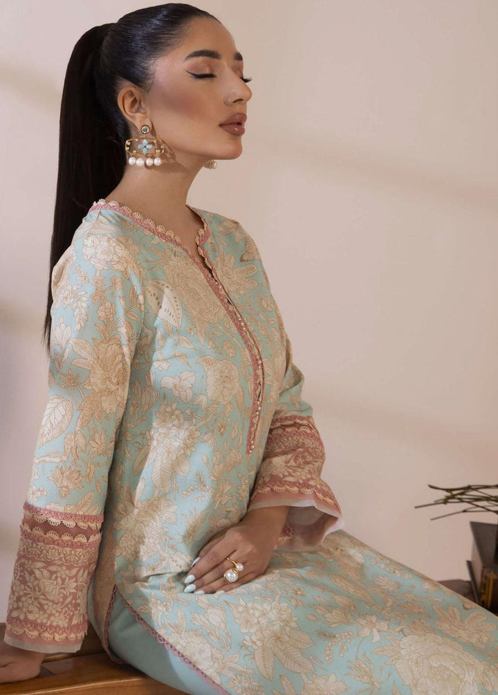 Asim Jofa Printed Cambric  Unstitched Kurti AJ23BP AJBP-26 - Summer Collection