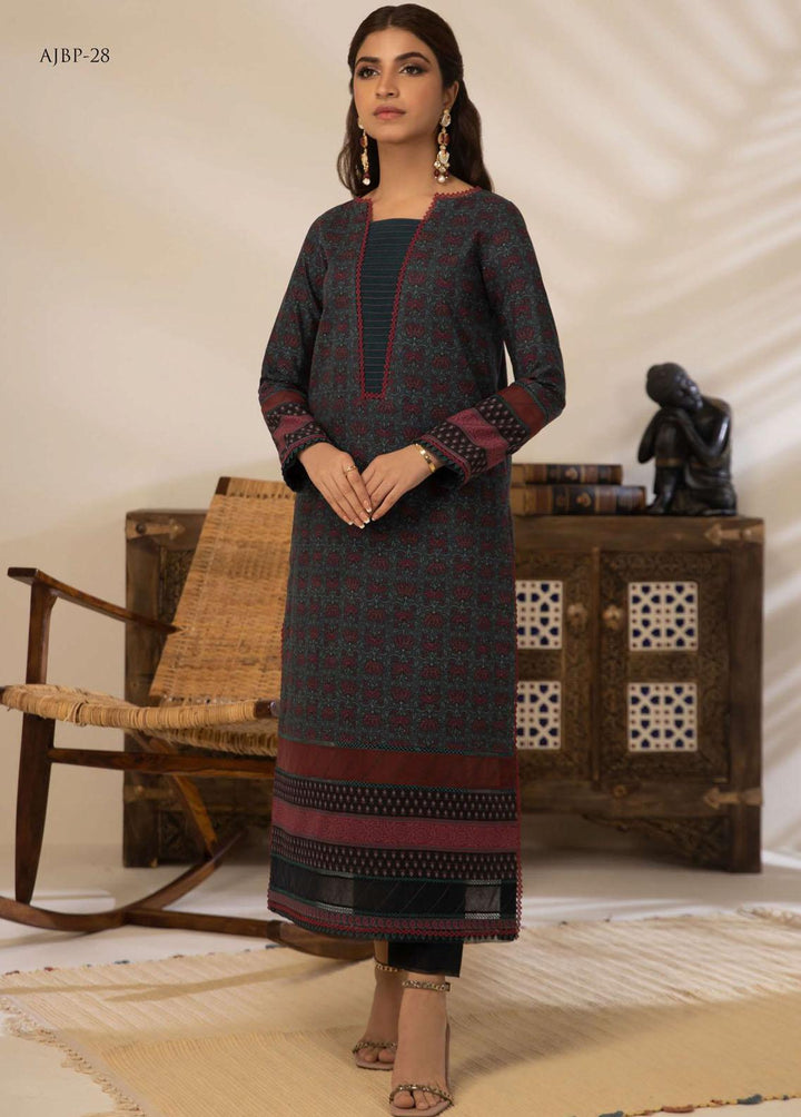 Asim Jofa Printed Cambric  Unstitched Kurti AJ23BP AJBP-28 - Summer Collection