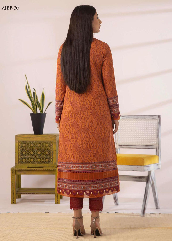 Asim Jofa Printed Cambric  Unstitched Kurti AJ23BP AJBP-30 - Summer Collection