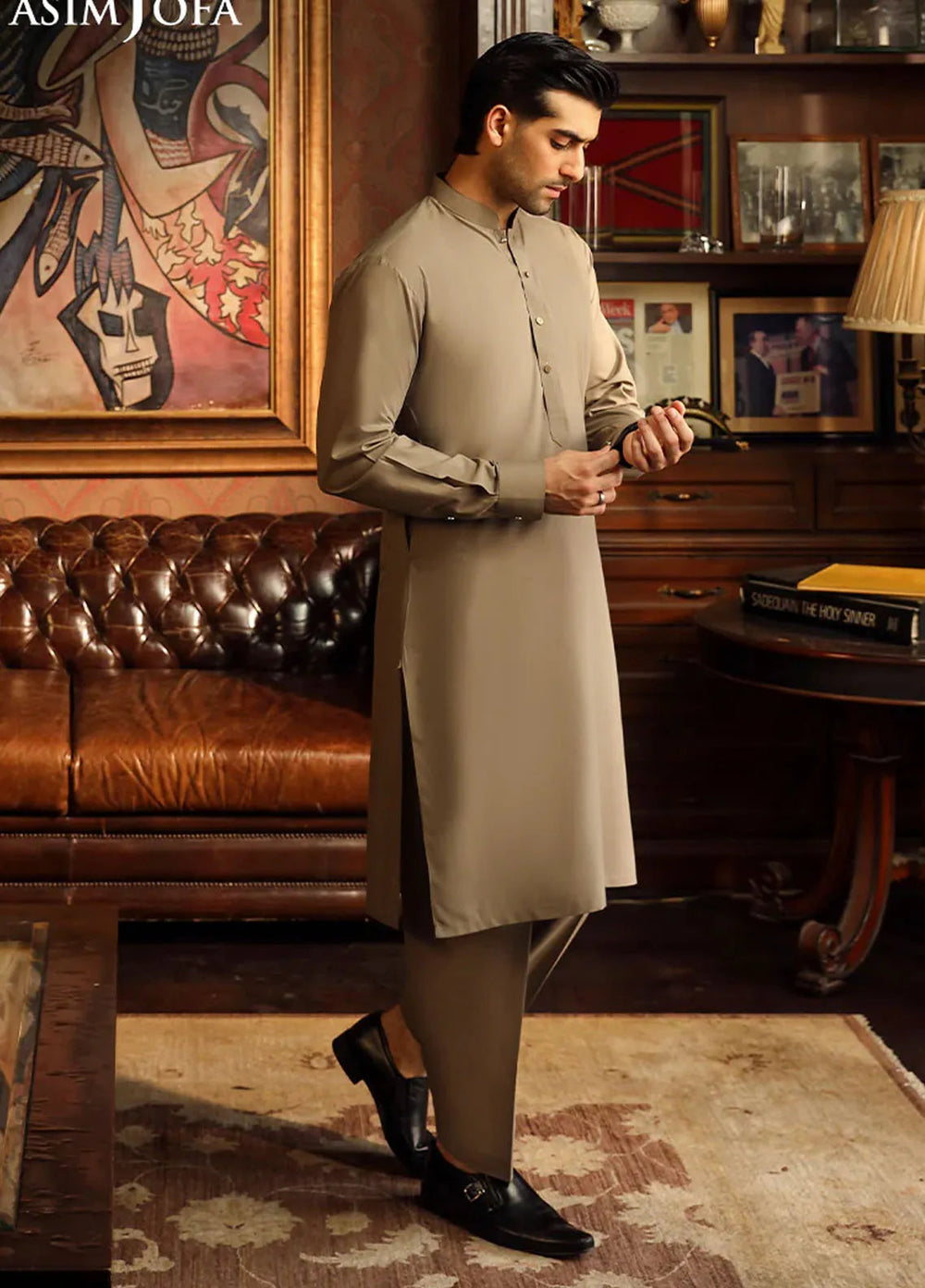 Asim Jofa Blended Men 2 Piece Suit - AJMB-07