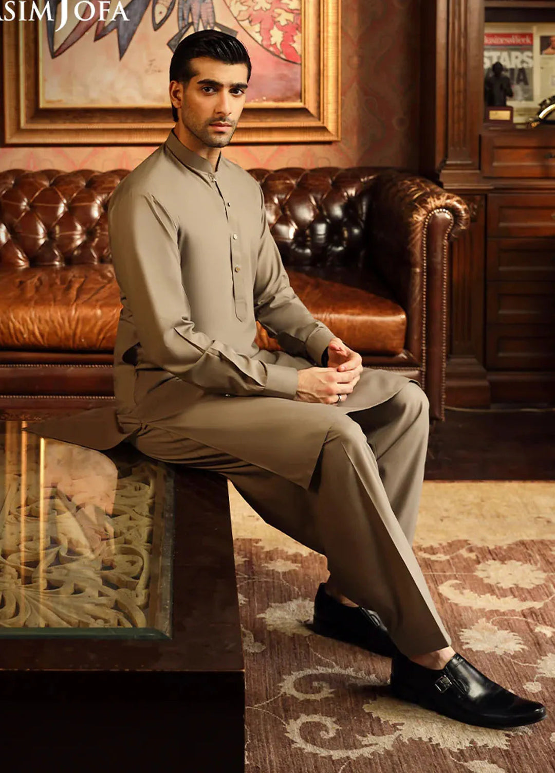 Asim Jofa Blended Men 2 Piece Suit - AJMB-07