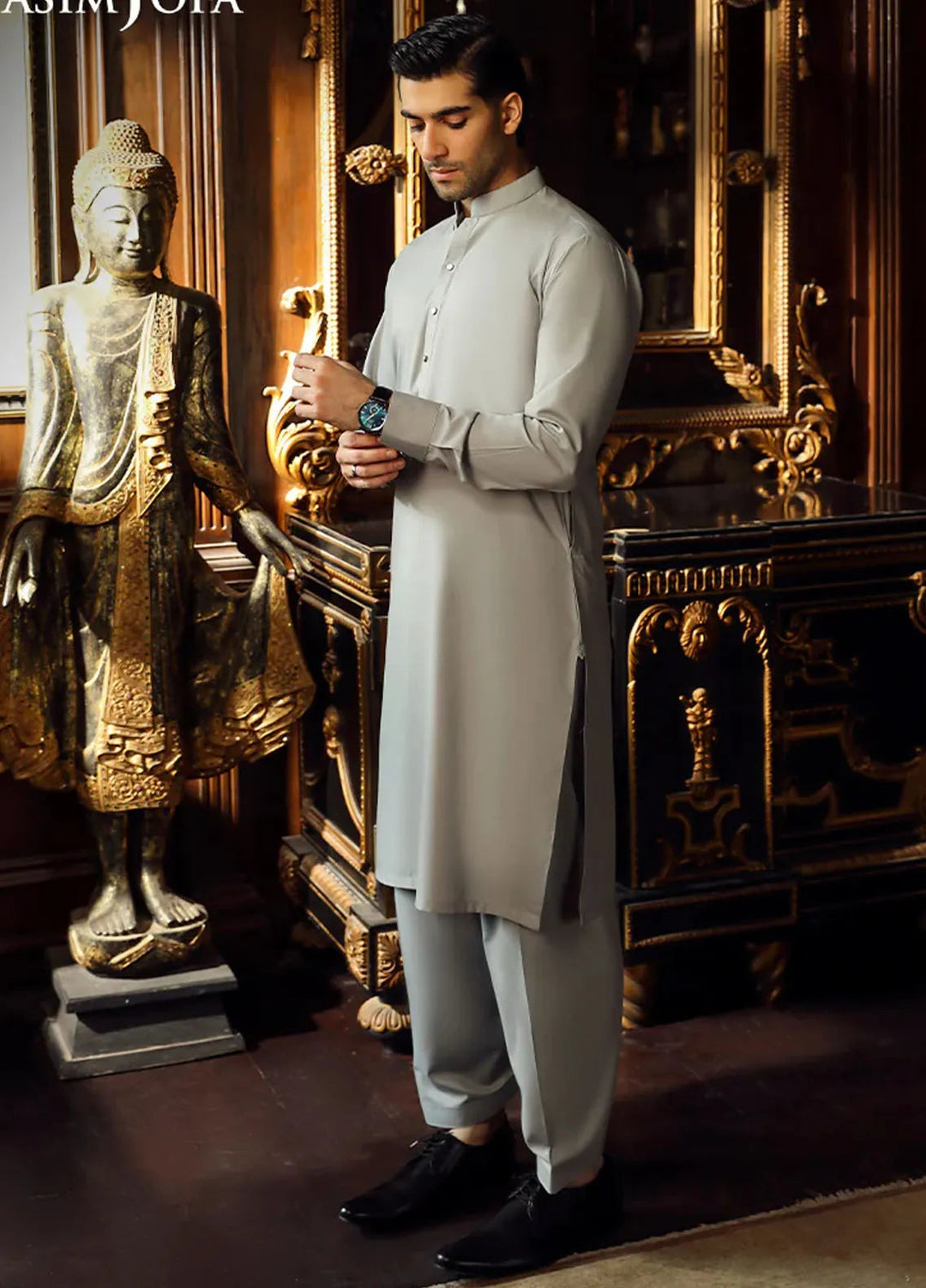 Asim Jofa Blended Men 2 Piece Suit - AJMB-08