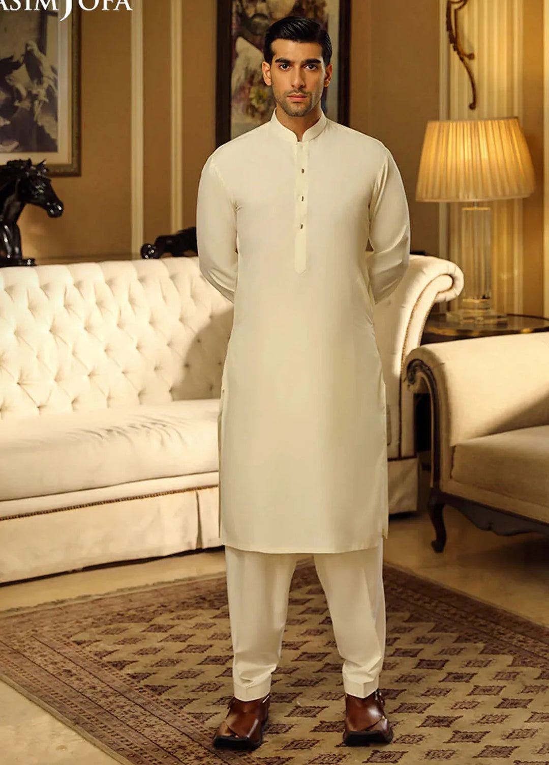Asim Jofa Blended Men 2 Piece Suit - AJMBP-09