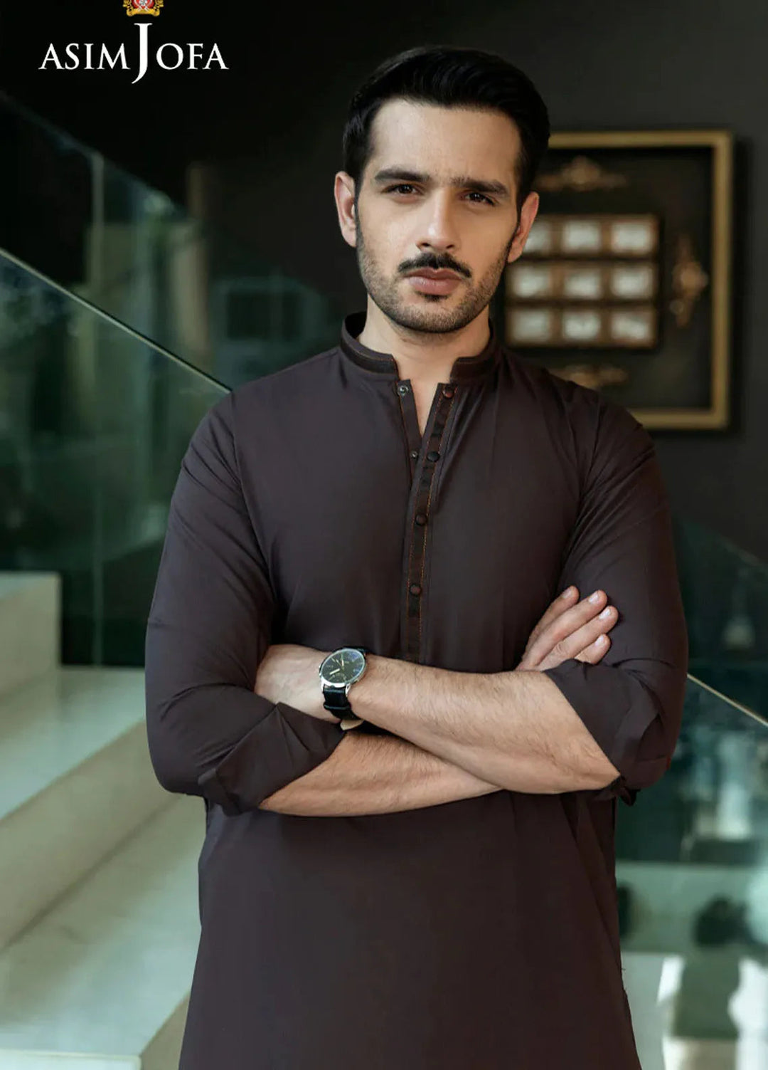 Asim Jofa Blended Mens Shalwar Kameez - AJMWP-01